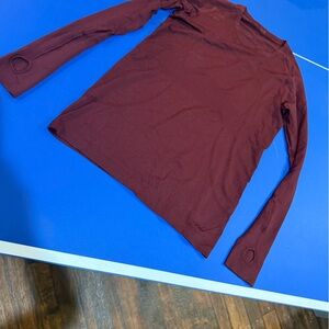 Lululemon swiftly Burgundy Long Sleeve Top